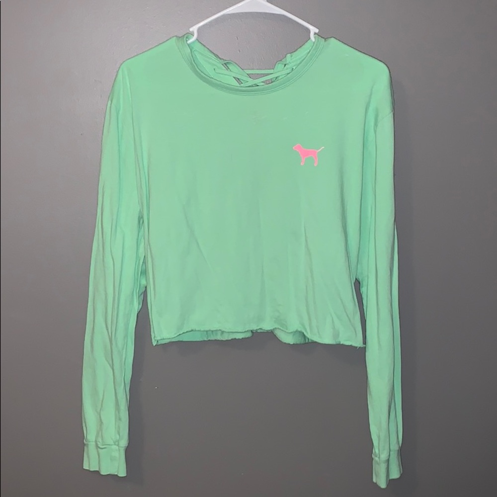 PINK Crop Long Sleeve.